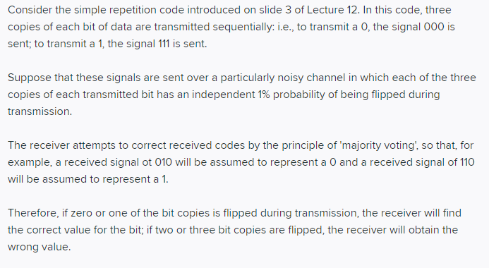 Solved 1) Find the probability that any given transmitted | Chegg.com
