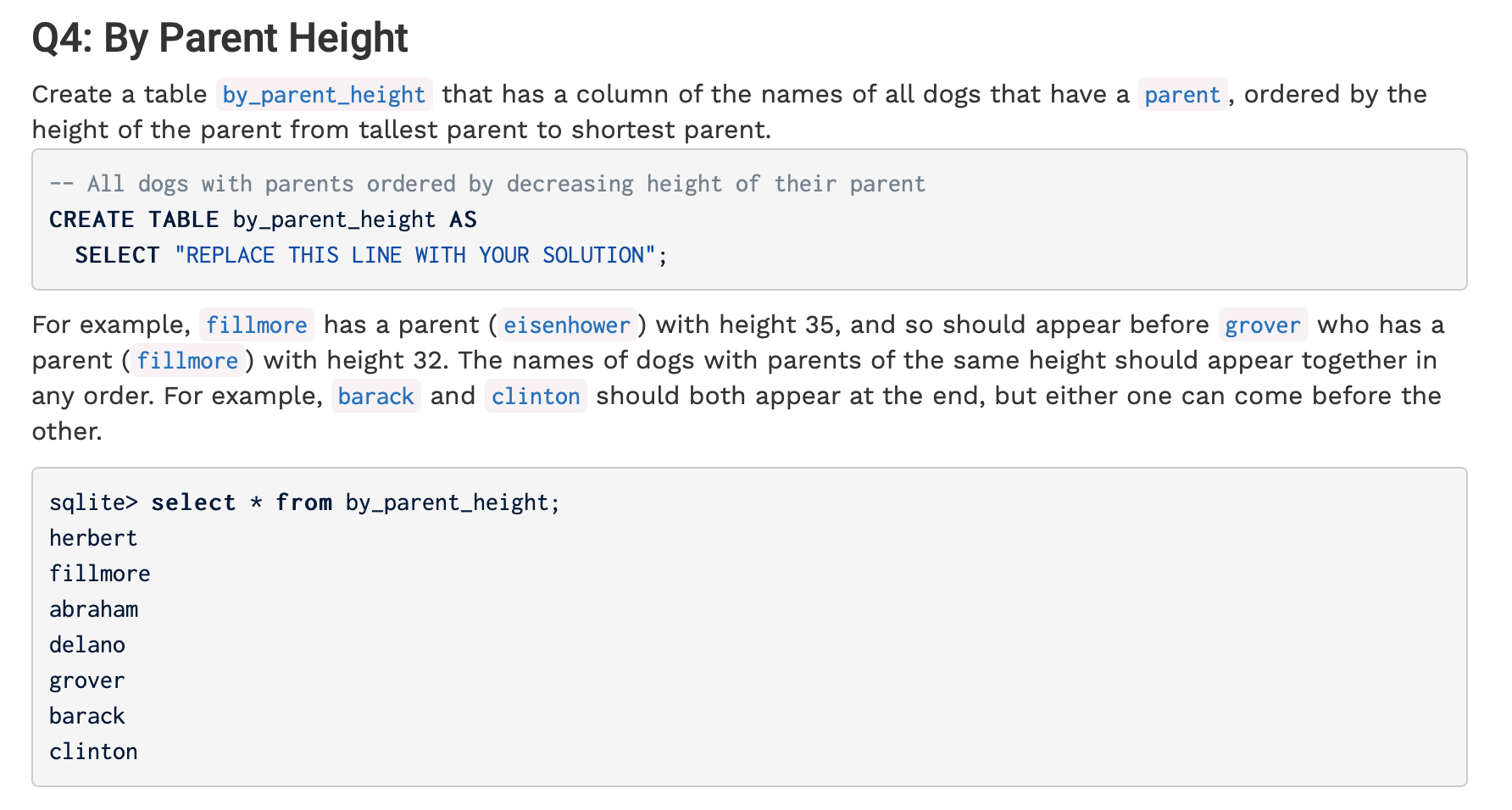 Solved Dog Data In each question below, you will define a | Chegg.com