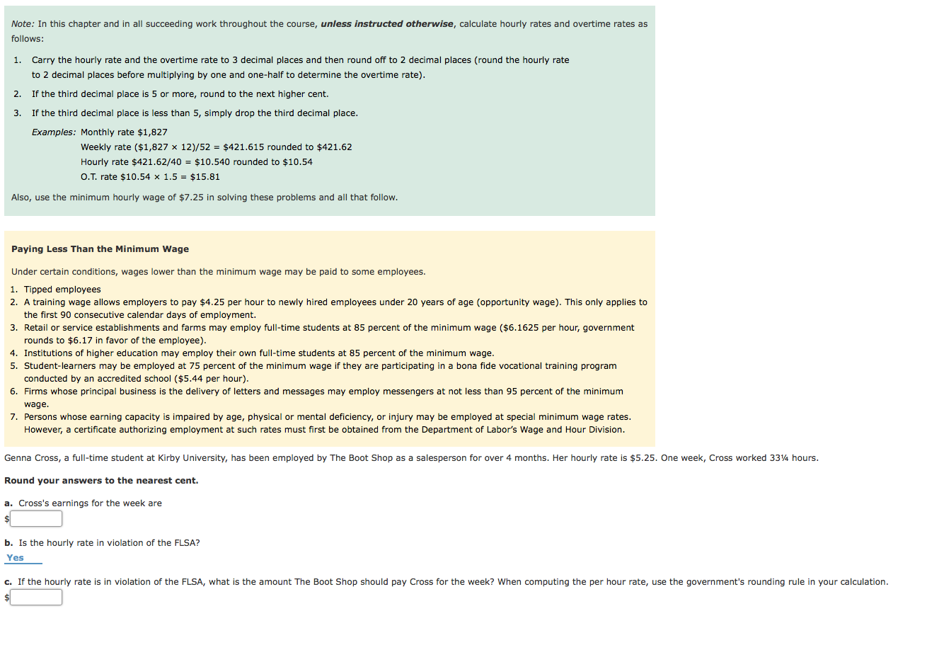 1. Carry the hourly rate and the overtime rate to | Chegg.com