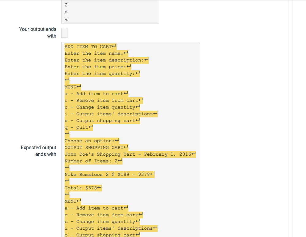 Solved 7.11 LAB: Online shopping cart - Part 2 This program | Chegg.com