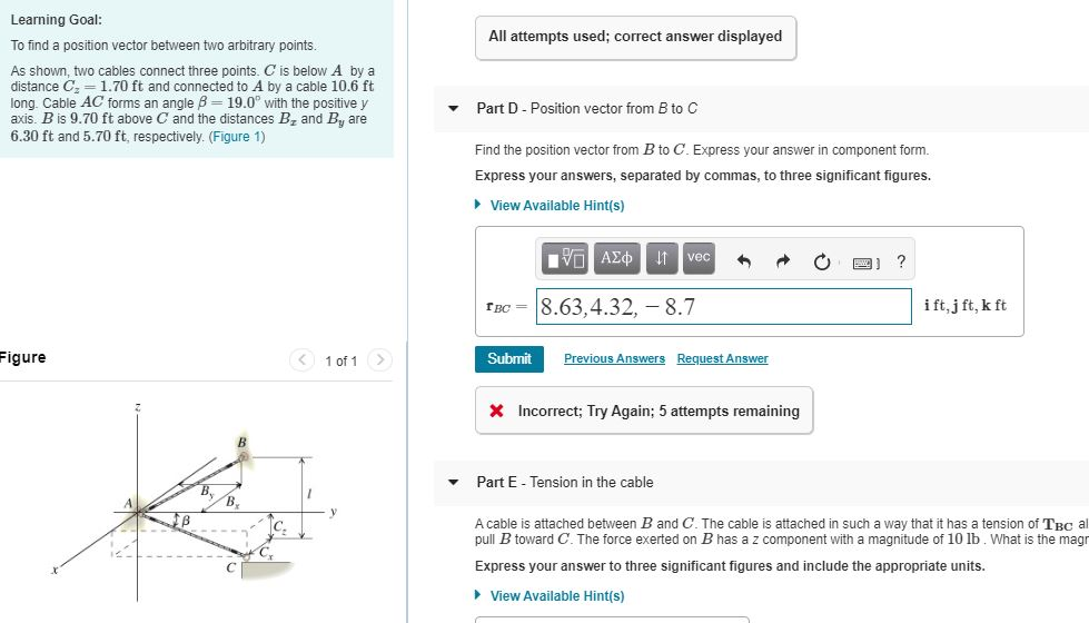 Solved All attempts used; correct answer displayed Learning | Chegg.com