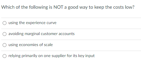 Solved Which of the following is NOT a good way to keep the | Chegg.com
