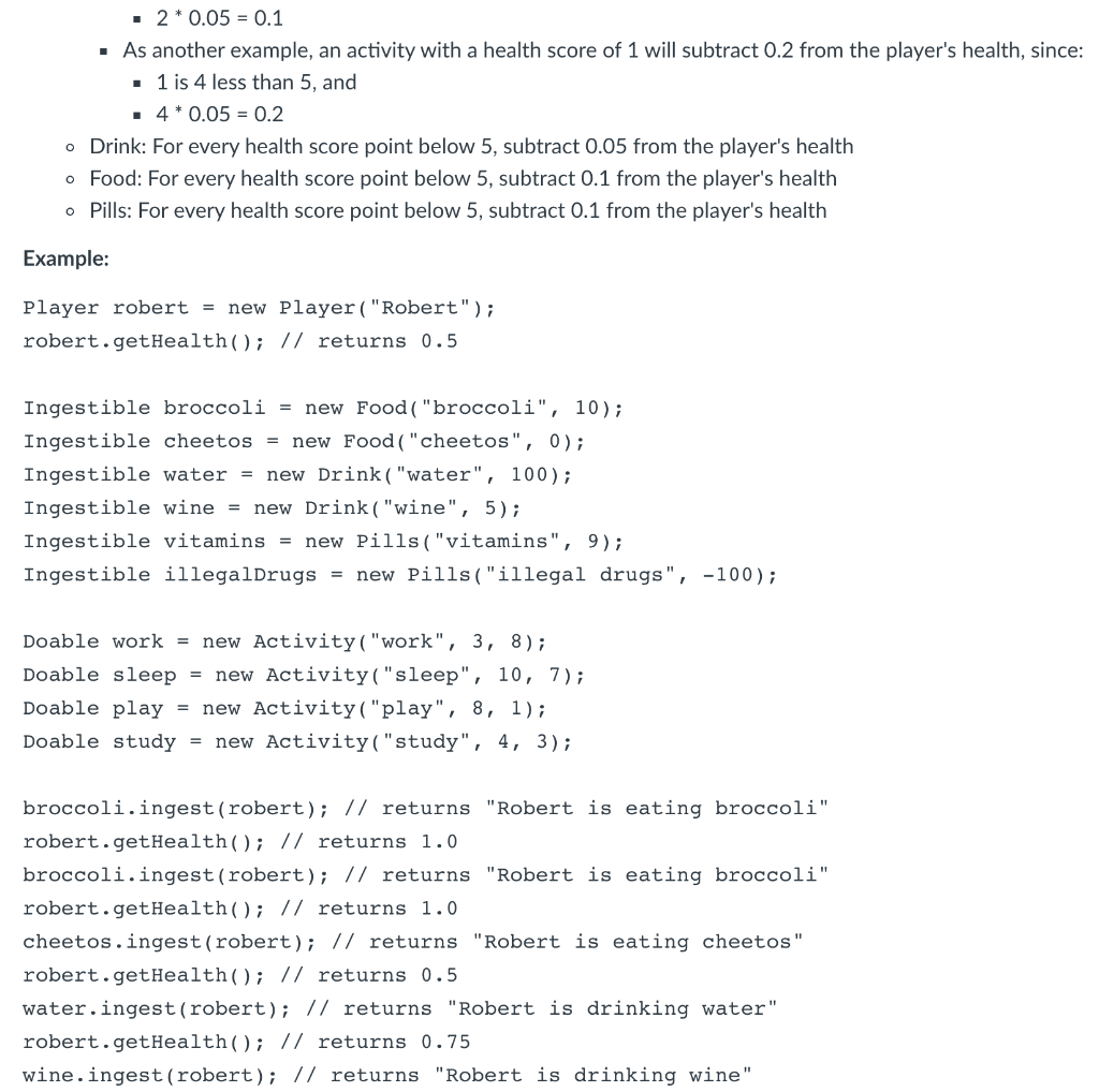 Solved For this problem, you will develop the infrastructure | Chegg.com