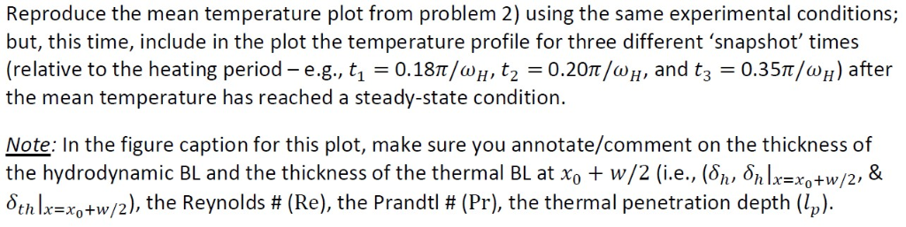 Produce a plot of the mean temperature profile from | Chegg.com