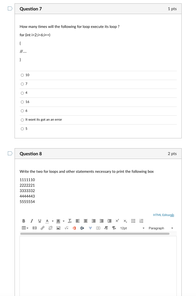 Solved D Question 5 1 pts When the following function is | Chegg.com