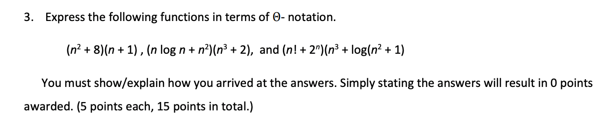 3. Express the following functions in terms of @- | Chegg.com