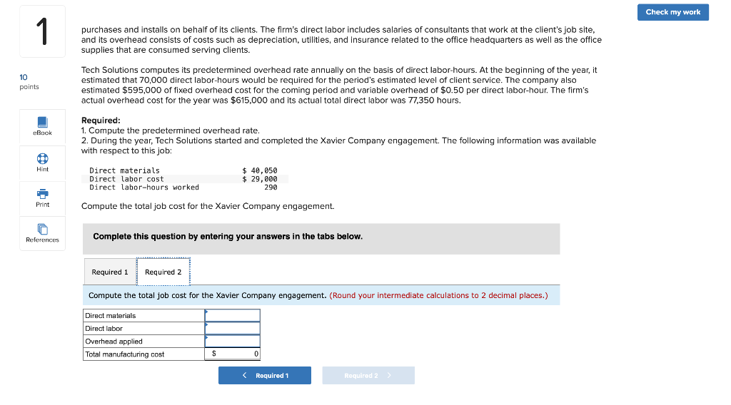 Solved Exercise 2-6 A Savad Help Save & Exit Submit Check My | Chegg.com