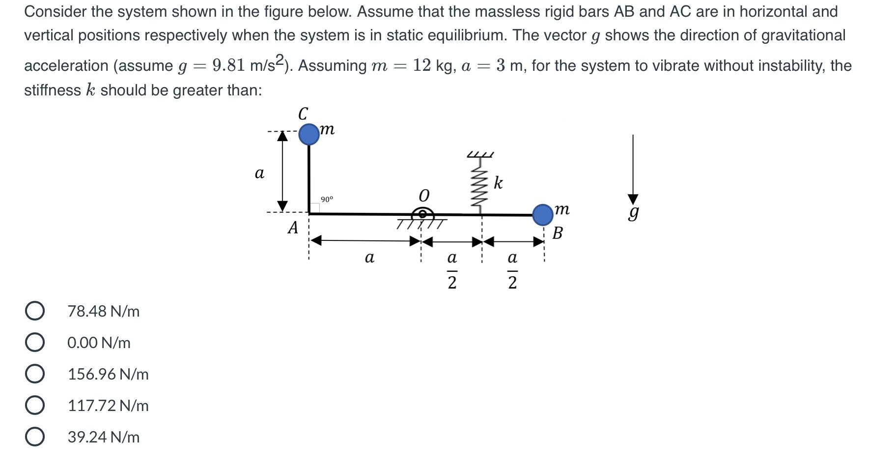 Solved Consider the system shown in the figure below. Assume | Chegg.com