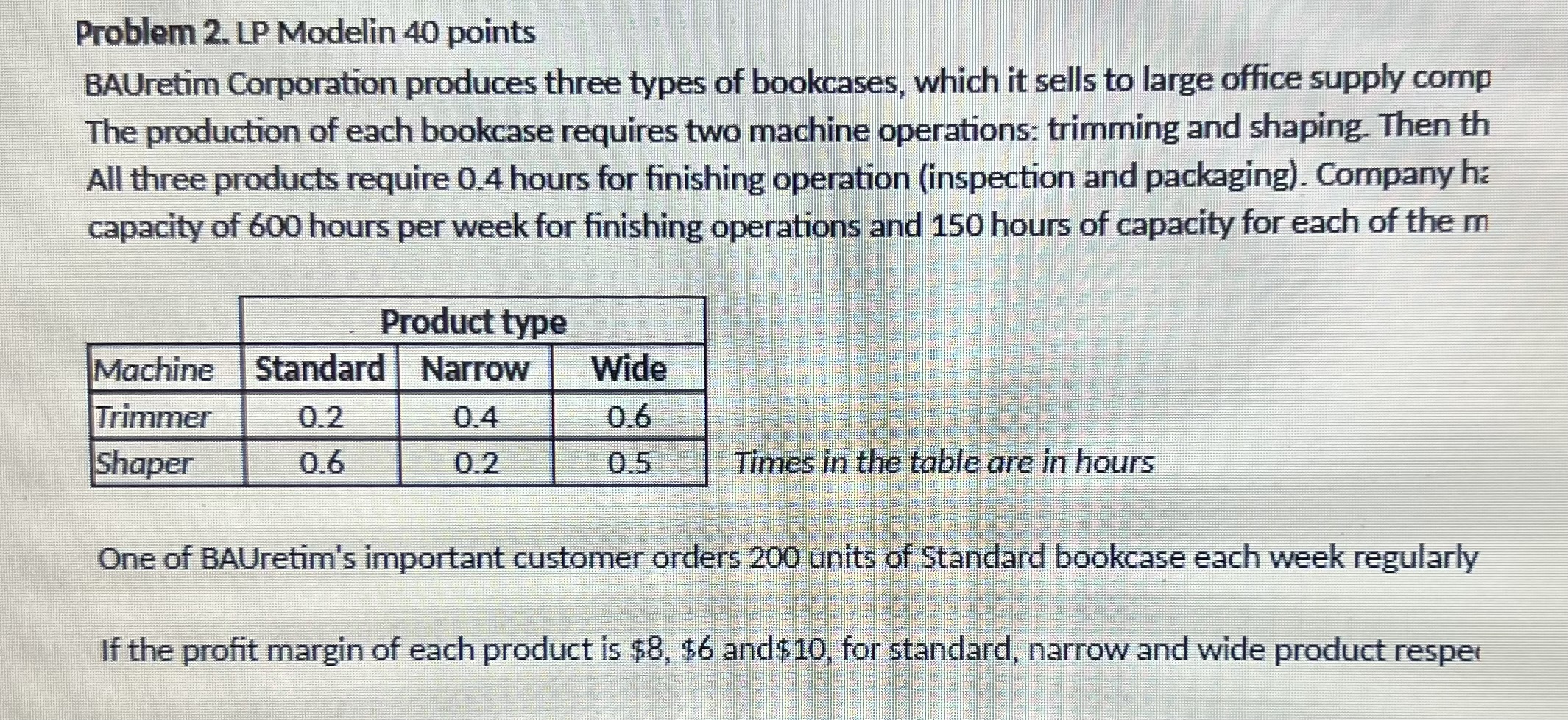 Solved a) what is the optimal product mix that maximizes the