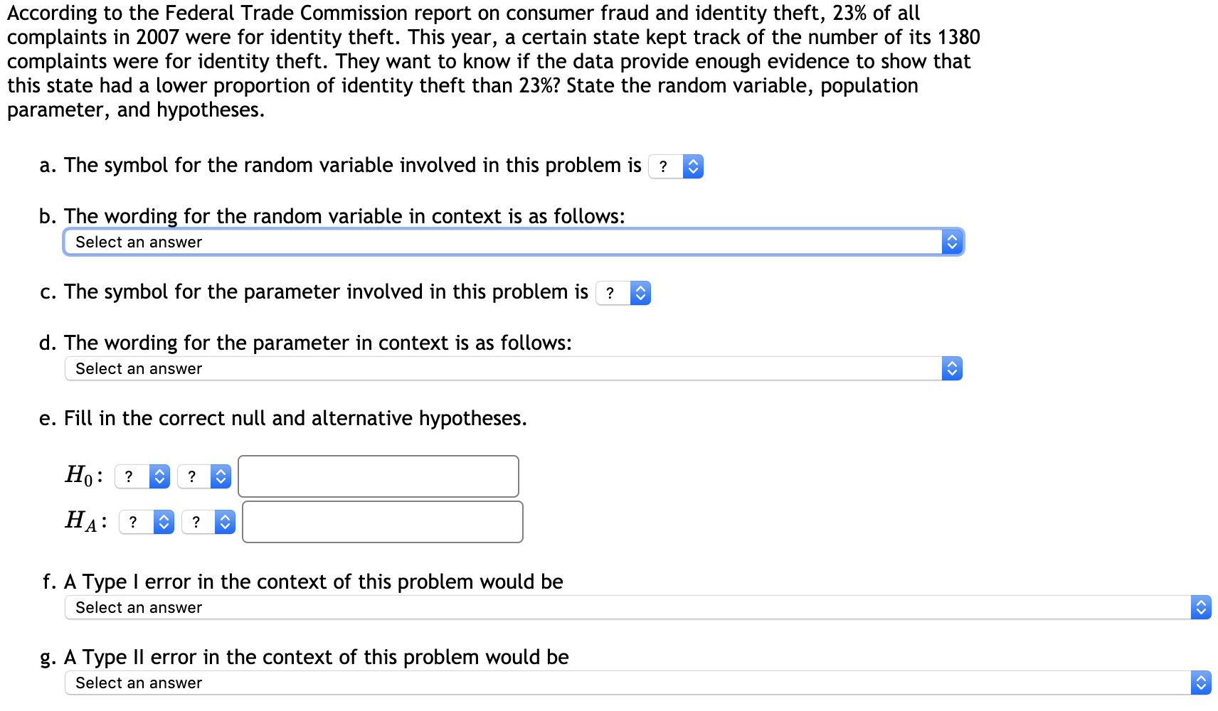 Solved According to the Federal Trade Commission report on