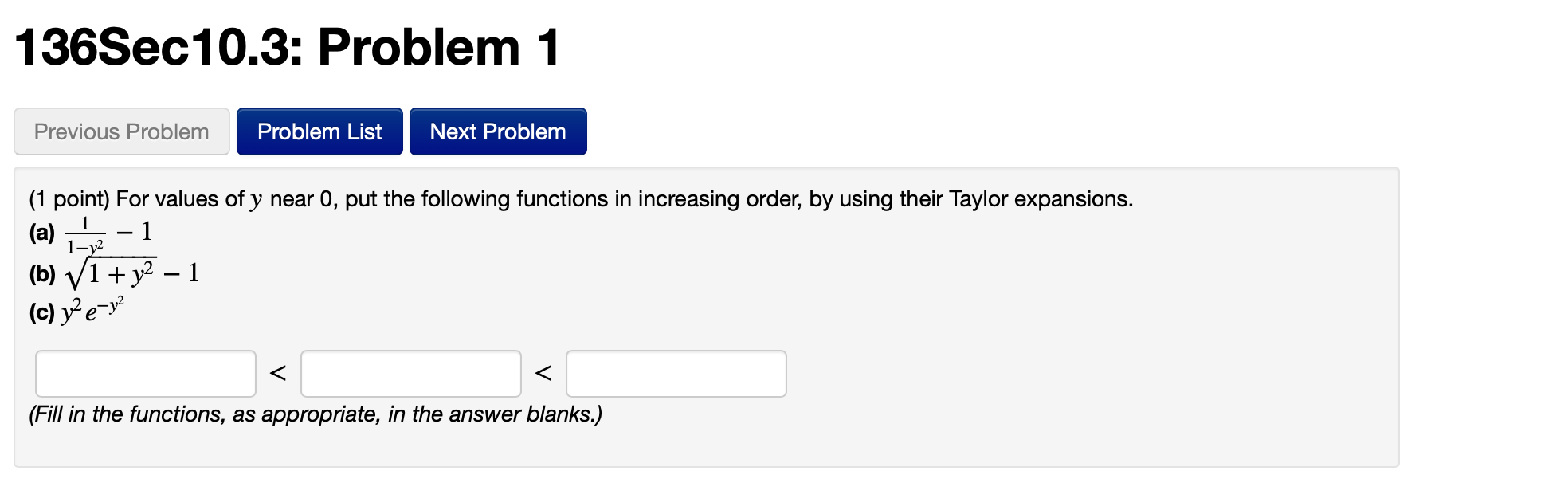 Solved 136Sec10.3: Problem 1 Previous Problem Problem List | Chegg.com