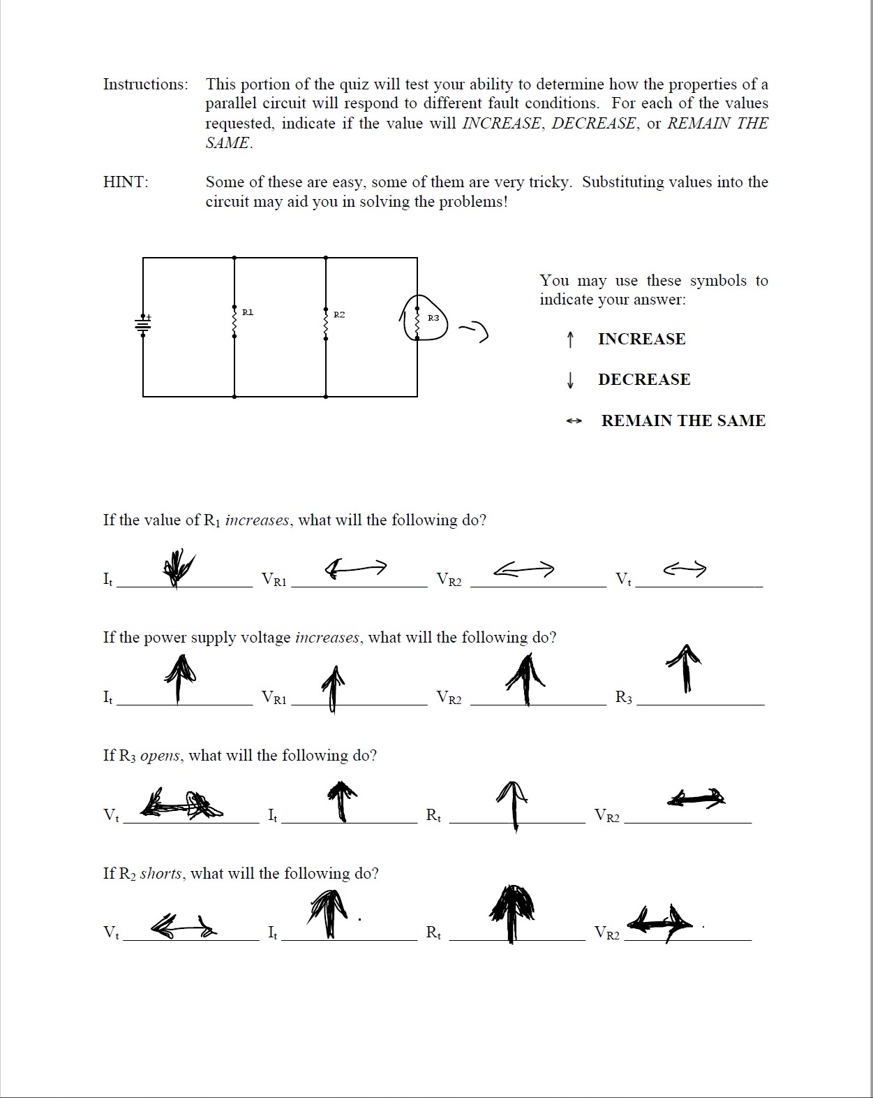 Solved Instructions: This portion of the quiz will test your | Chegg.com