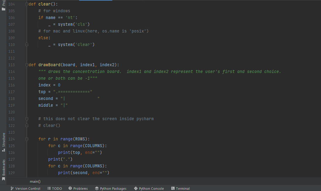 Solved Python The concentration game is to turn over pairs | Chegg.com