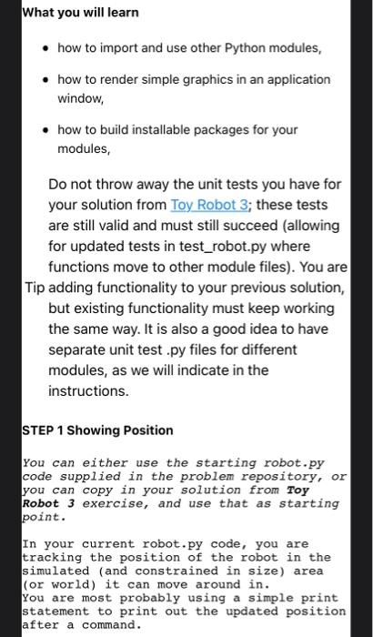 Solved What you will learn - how to import and use other | Chegg.com
