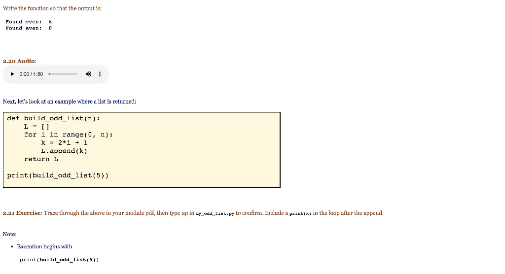 Functions and lists Can a function receive a list as | Chegg.com