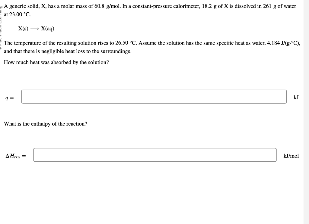 solved-a-generic-solid-x-has-a-molar-mass-of-60-8-g-mol-chegg