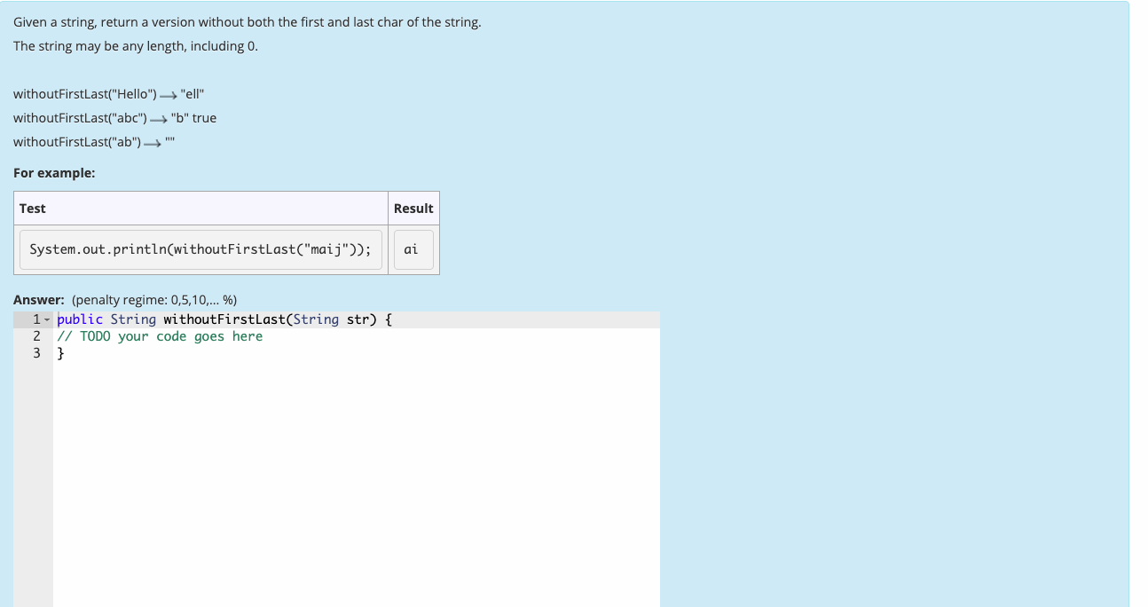 Solved Given a string, return a version without both the | Chegg.com