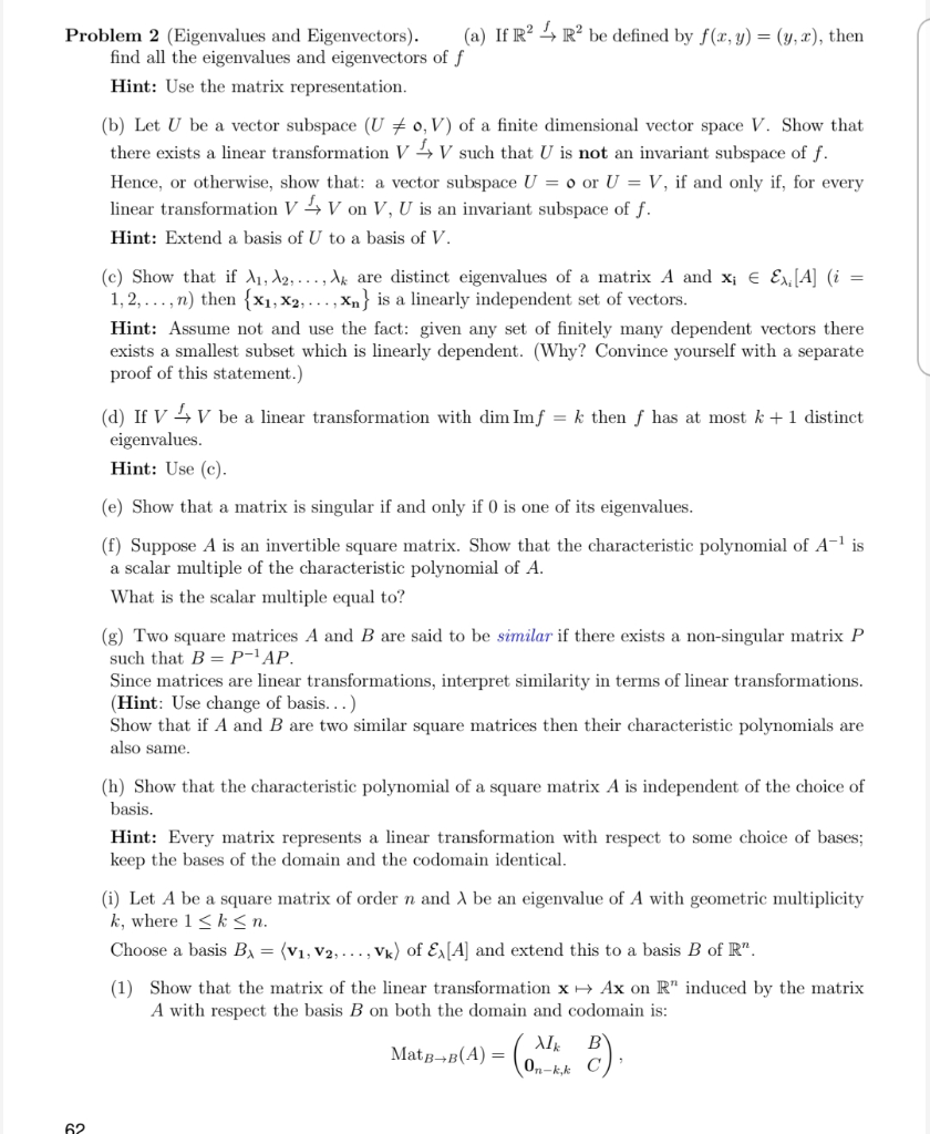 Solved Rºbe Defined By F X Y Y C Then Problem 2 E Chegg Com