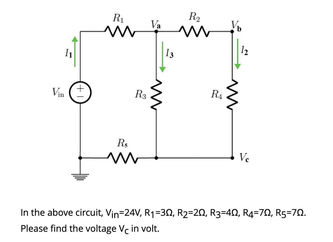 Solved In the above circuit, | Chegg.com