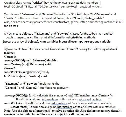 Solved Create a Class named 