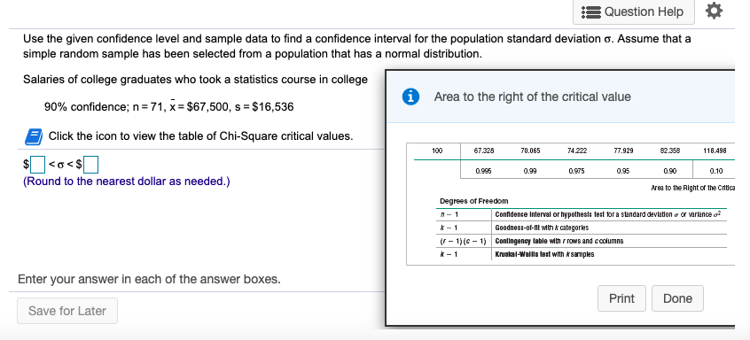Solved Question Help Use the given confidence level and | Chegg.com