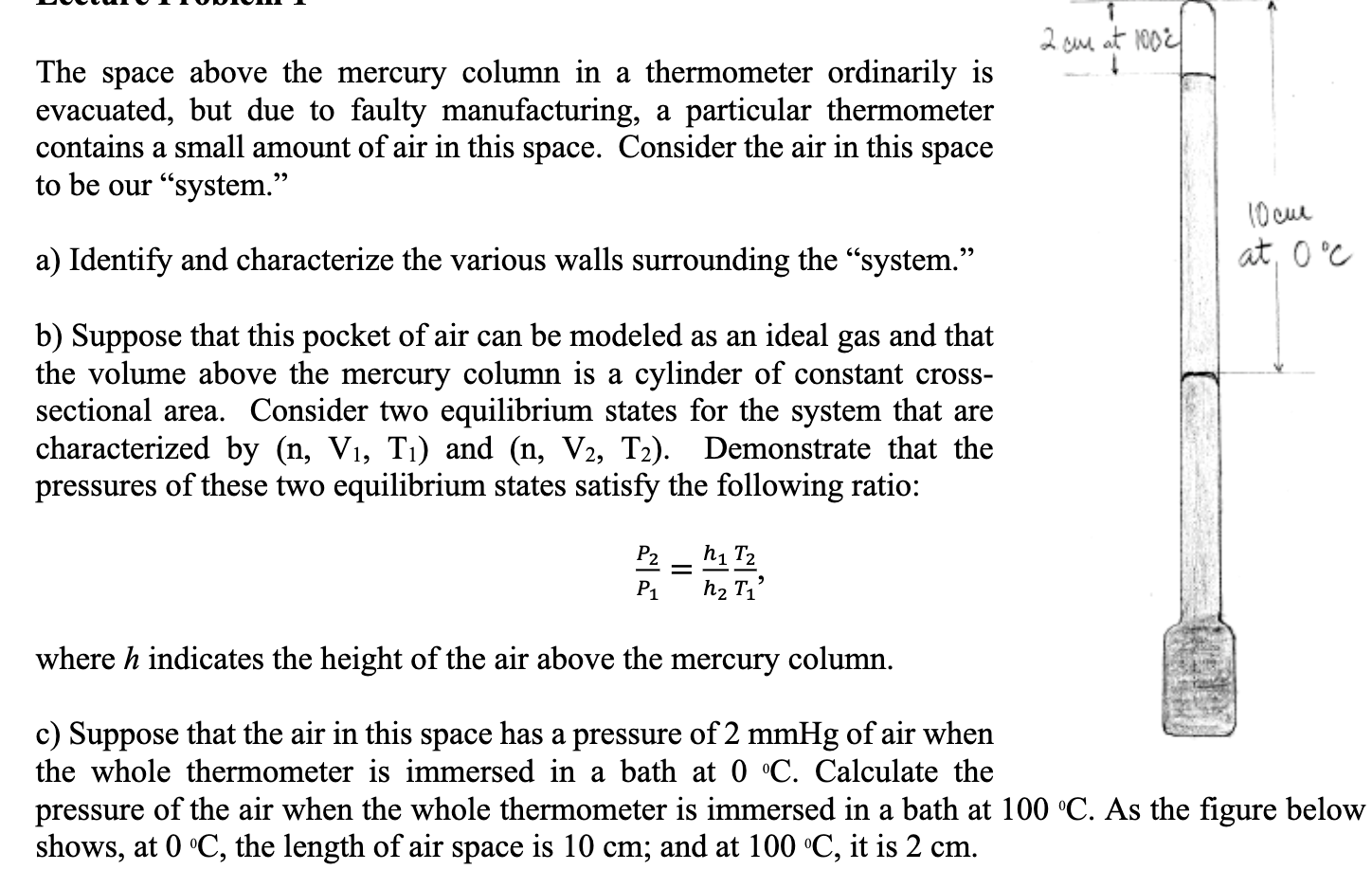 Thermometer contains clearance