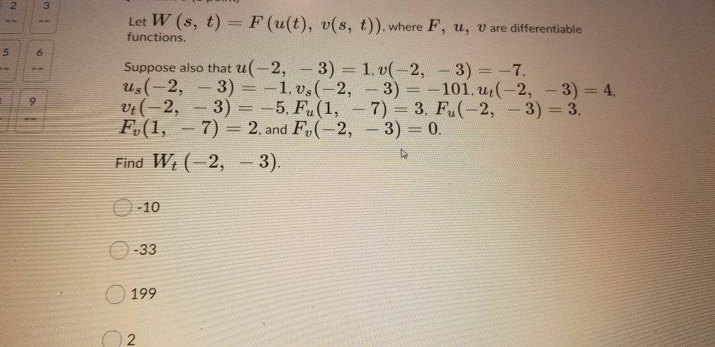 Solved 2 Question 4 1 Point Suppose Z F X Y Where Chegg Com