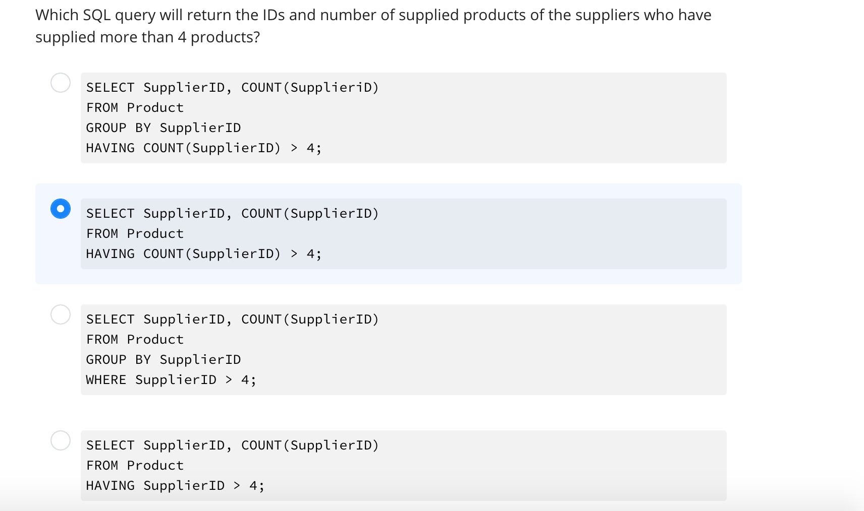 Common SQL Connector Functions