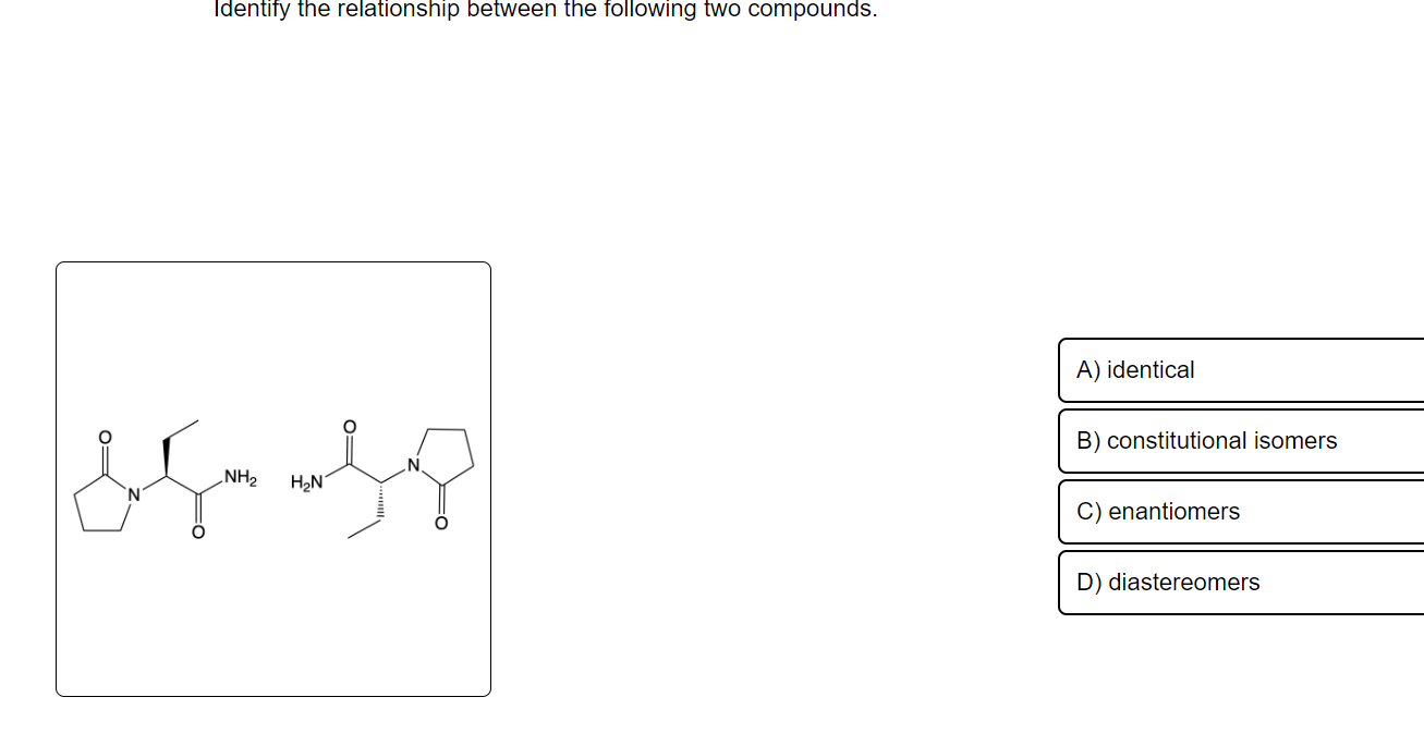 [Solved] Identify the relationship between the follow