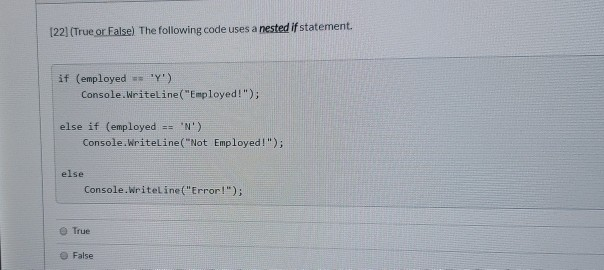 Solved [20] Which of the following statements contain a | Chegg.com