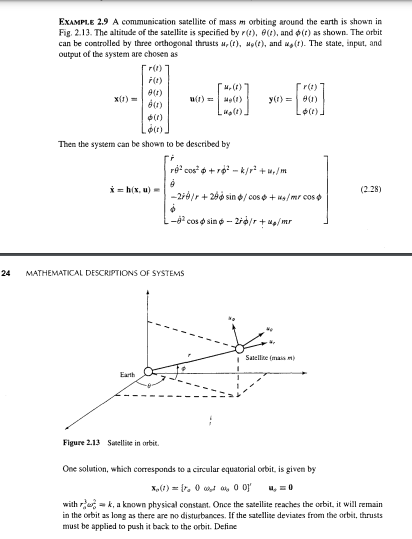 Solved A communication satellite of mass m orbiting around | Chegg.com