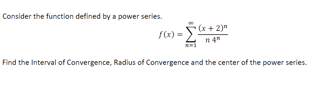 Solved Consider the function defined by a power series. (x + | Chegg.com