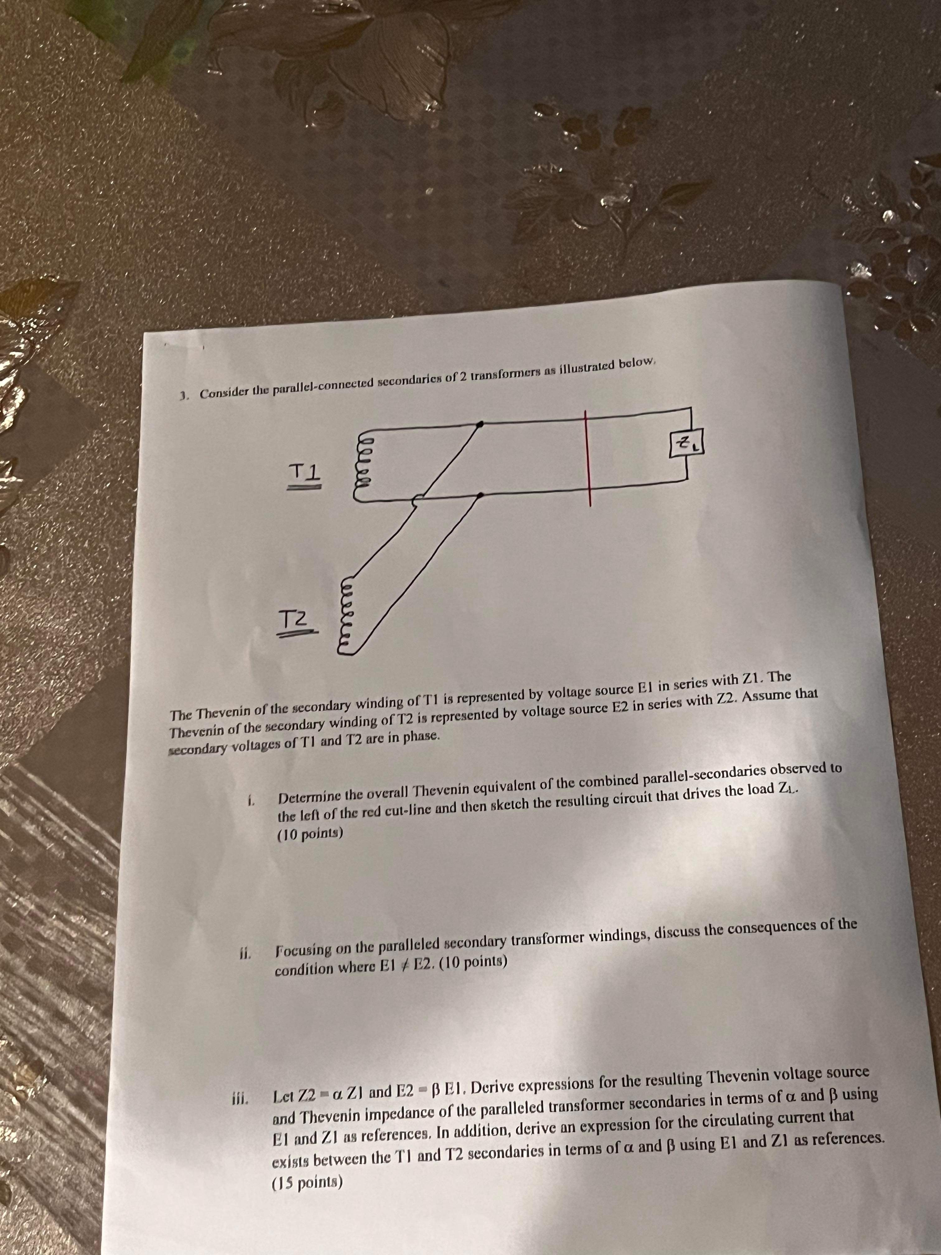 Solved 1. Consider The Following Transformer Circuit. Let | Chegg.com