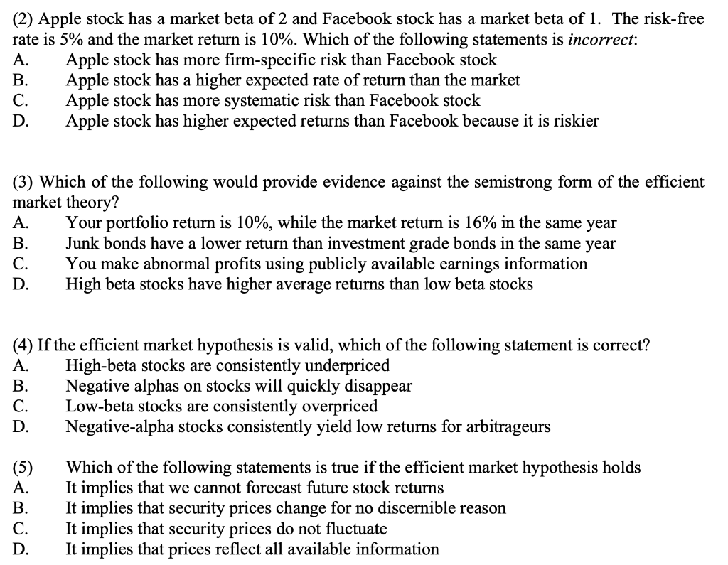 facebook beta risk