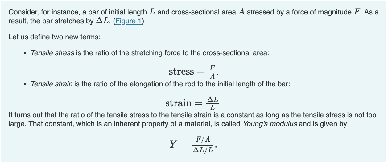 Solved Learning Goal To understand the meaning of Young's