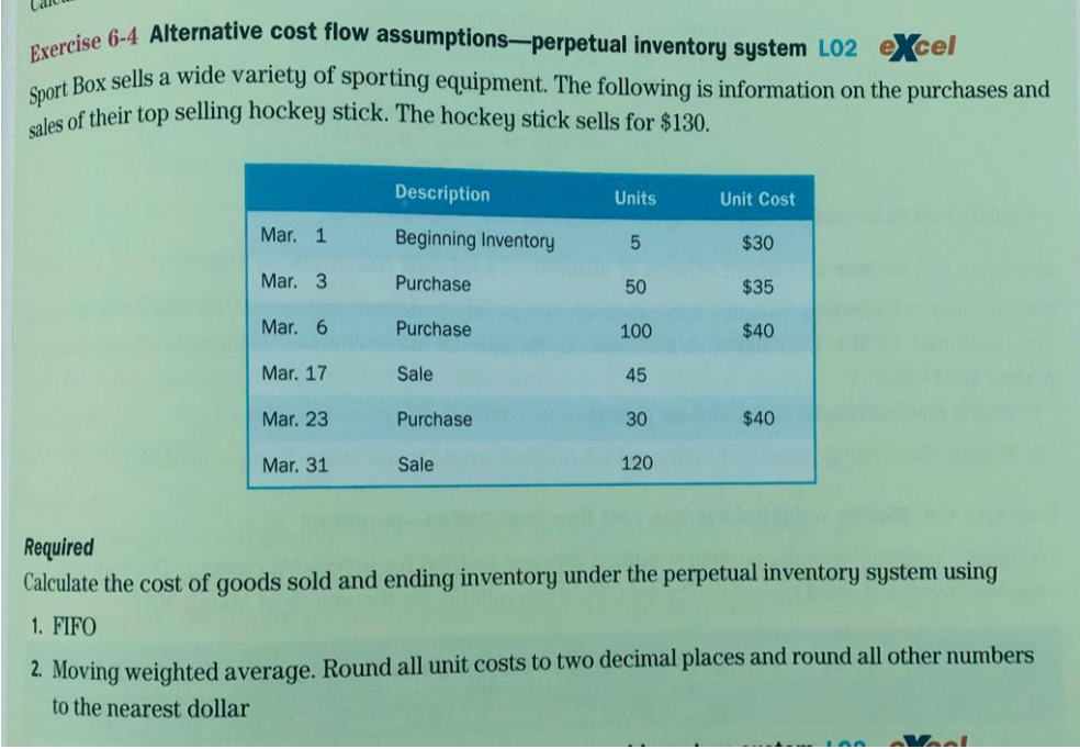 Solved Exercise 64 Alternative cost flow