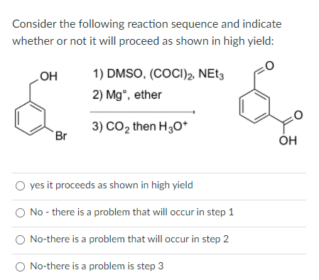 Solved Consider The Following Reaction Sequence And Indicate | Chegg.com