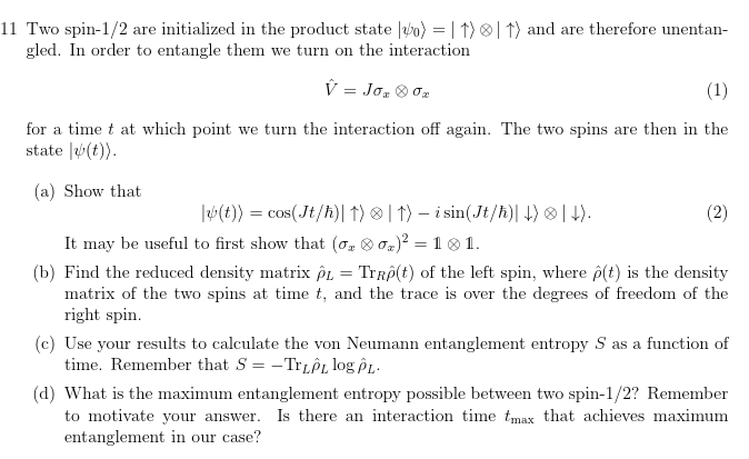 Solved This is a problem in Quantum Mechanics, please ONLY | Chegg.com