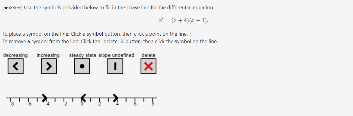 Solved ( ⋆ 故的故) Use the symbols provided below to fill in | Chegg.com