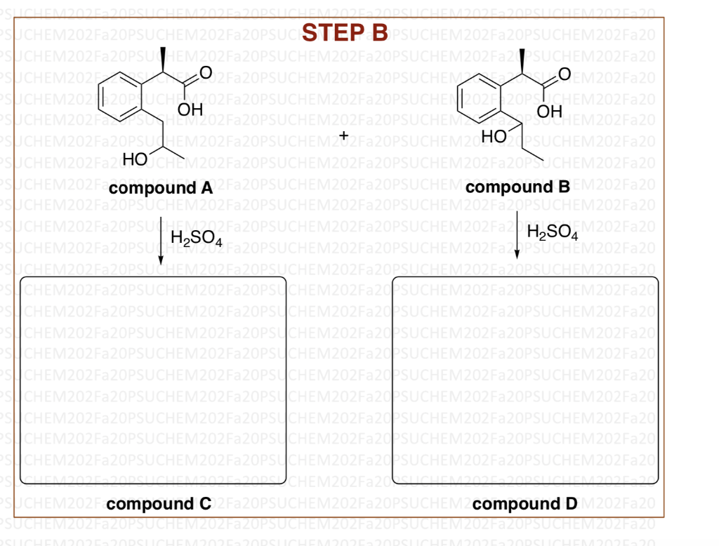 Solved Draw the complete mechanism of both compounds A and B | Chegg.com