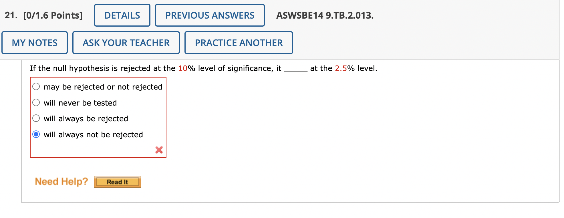 Solved If The Null Hypothesis Is Rejected At The 10 Level Chegg Com   PhpasfZZm