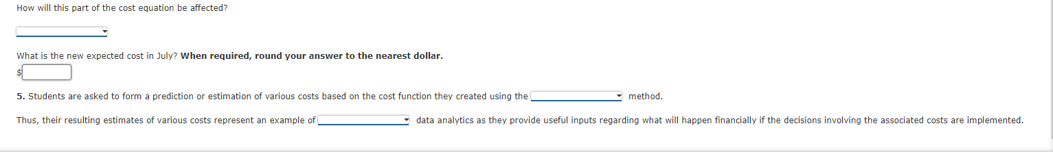 Solved Account Analysis to Determine Cost Behavior J. Q. | Chegg.com