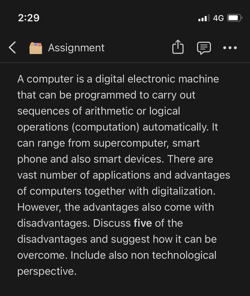 Solved A computer is a digital electronic machine that can | Chegg.com
