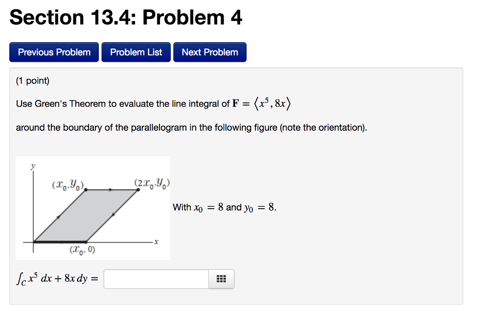 Solved Section 13.4: Problem 4 Previous Problem Problem List | Chegg.com