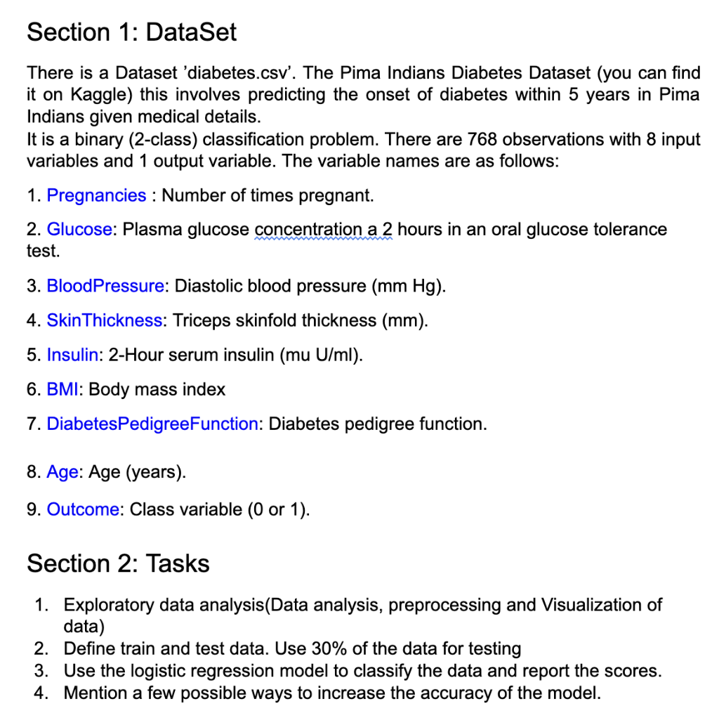 Pima indian discount diabetes python