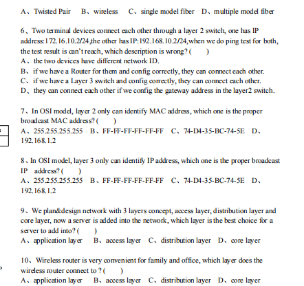 Solved 1. If you need check the IP address in your PC, you | Chegg.com