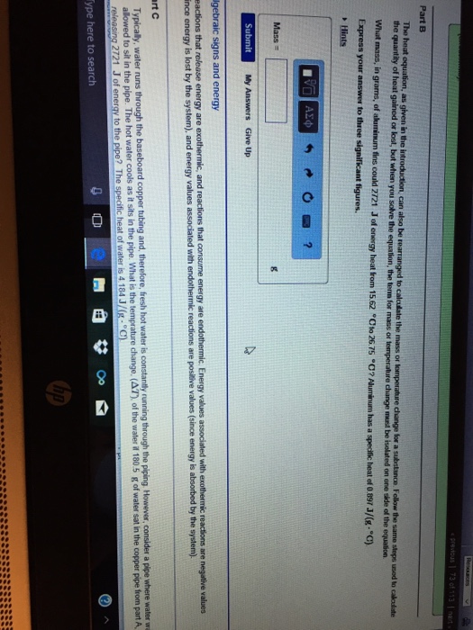 Solved The heat equation, as given in the introduction, can | Chegg.com