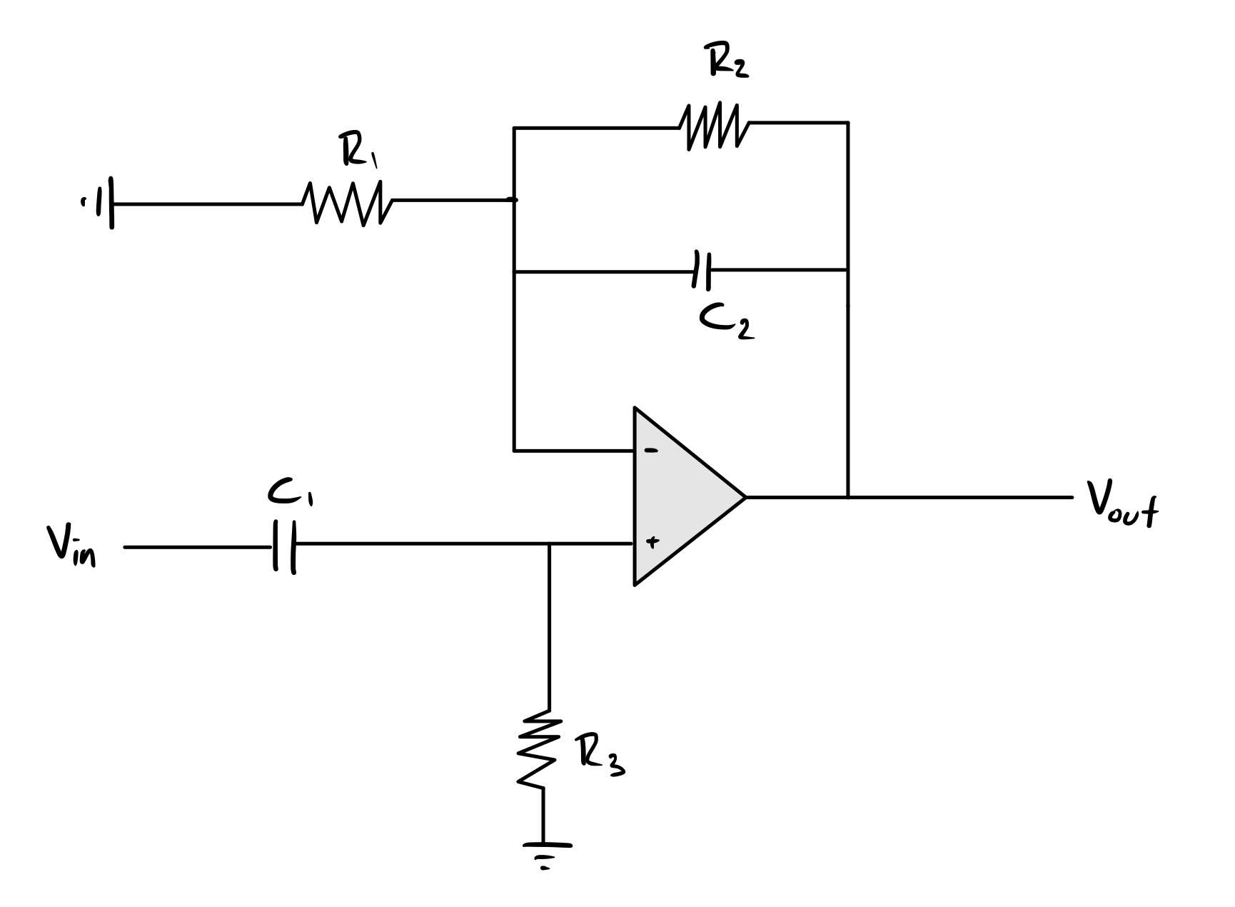 Solved Find the opamp gain from the circuit,