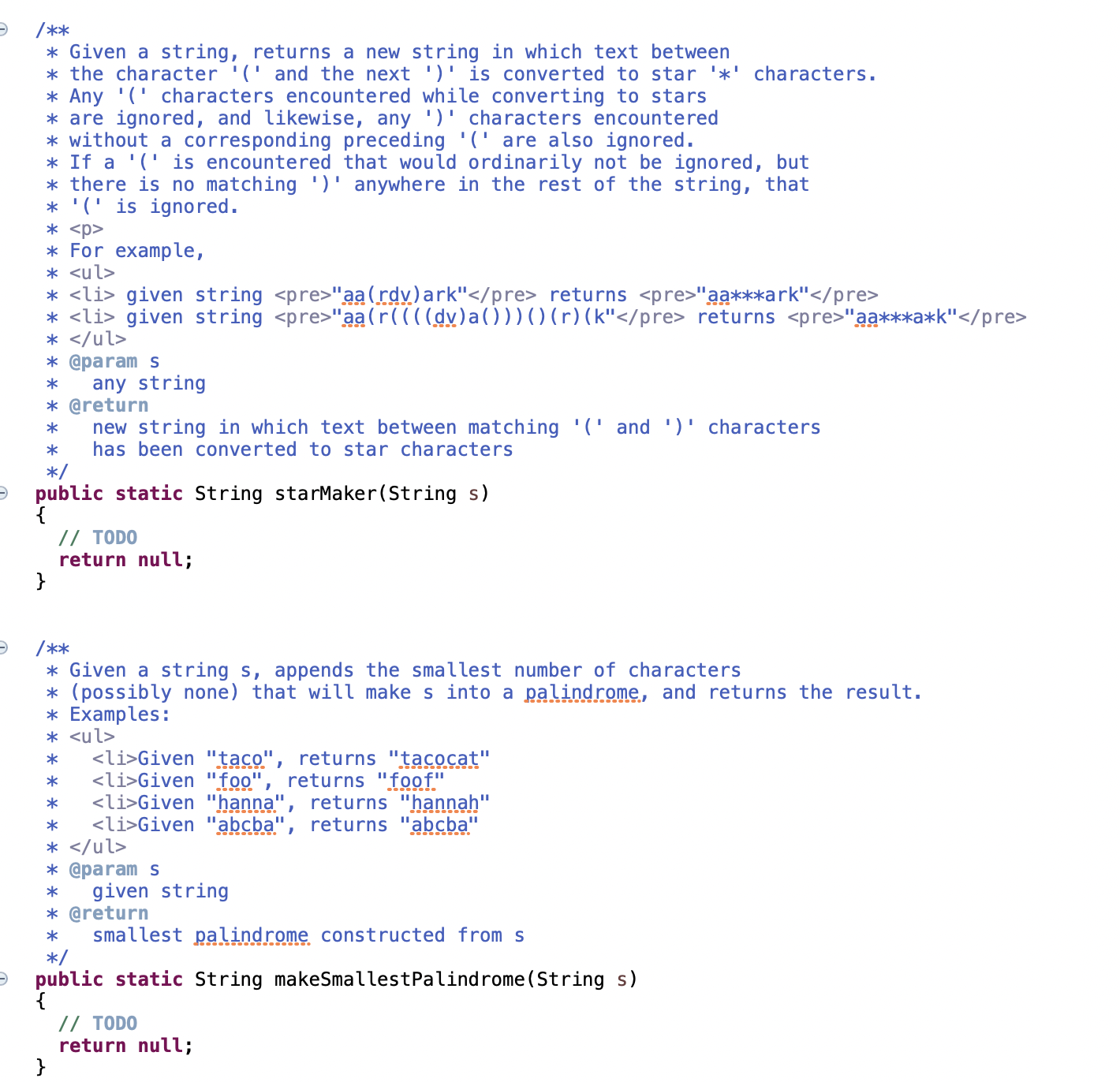 Solved In Java please If you have trouble with countMatches, | Chegg.com