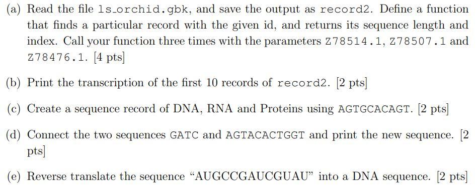 Solved Question 3: Transcription and Translation Coding | Chegg.com